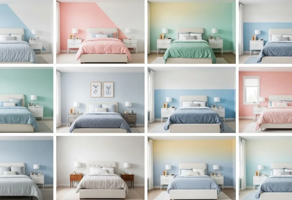 cat kamar tidur 2 warna